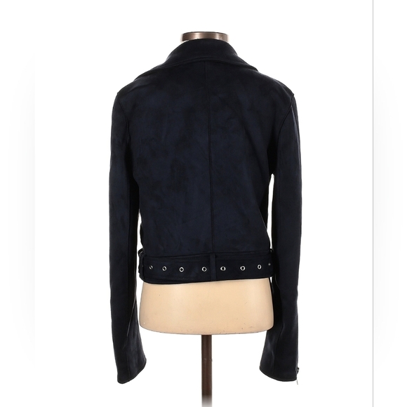 Zara basics suede moto jacket - Picture 2 of 2